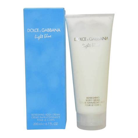 dolce and gabbana lotion light blue